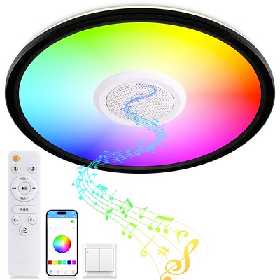 RGB LED Smart Ceiling Light with Bluetooth Speaker