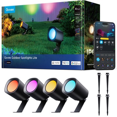 Outdoor Spotlights Lite, 4-Pack