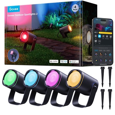 Outdoor Spot Lights 2, 4-Pack
