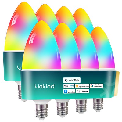 Matter Smart E12 Chandelier Bulbs