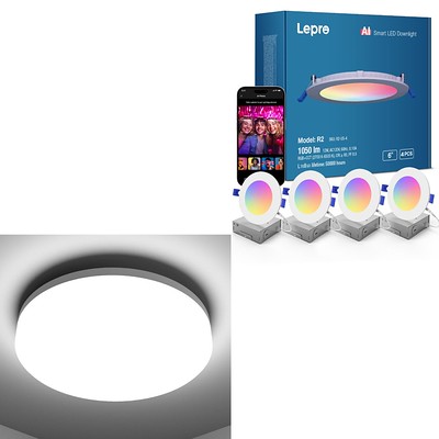 R2 AI Smart Recessed Lighting Bundle