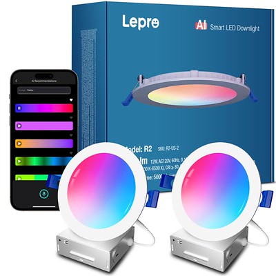 R2 6 Inch Smart Recessed Lighting
