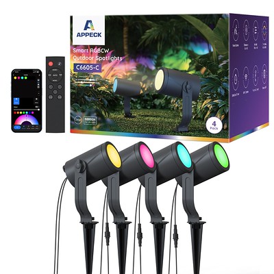 Smart Landscape Lighting Kit 24W, 4-Pack