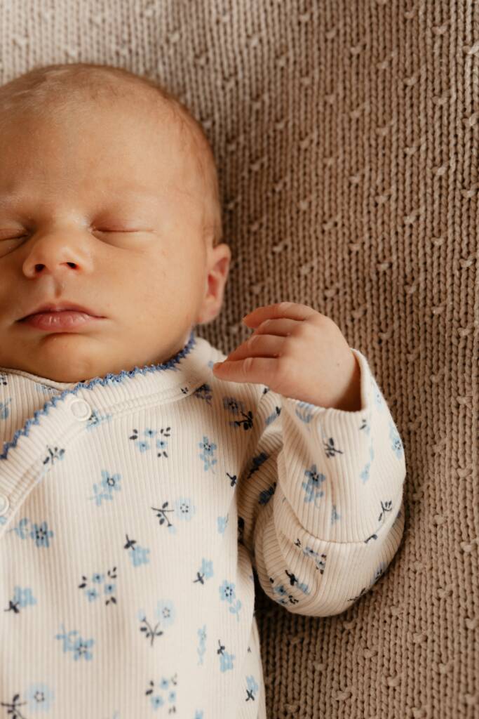 Slapende baby