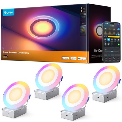 4 Inch Smart Recessed Lighting