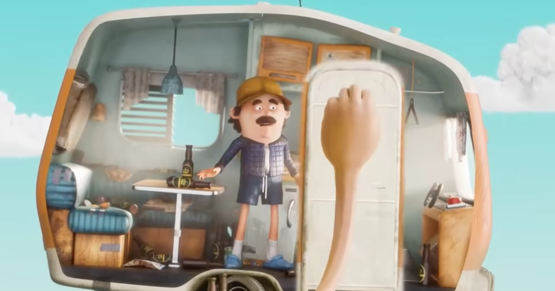Still from No Care Caravan