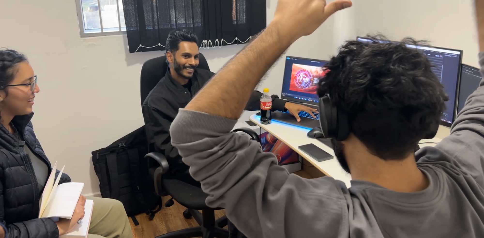 CTRL CUT CO team collaborating in their studio
