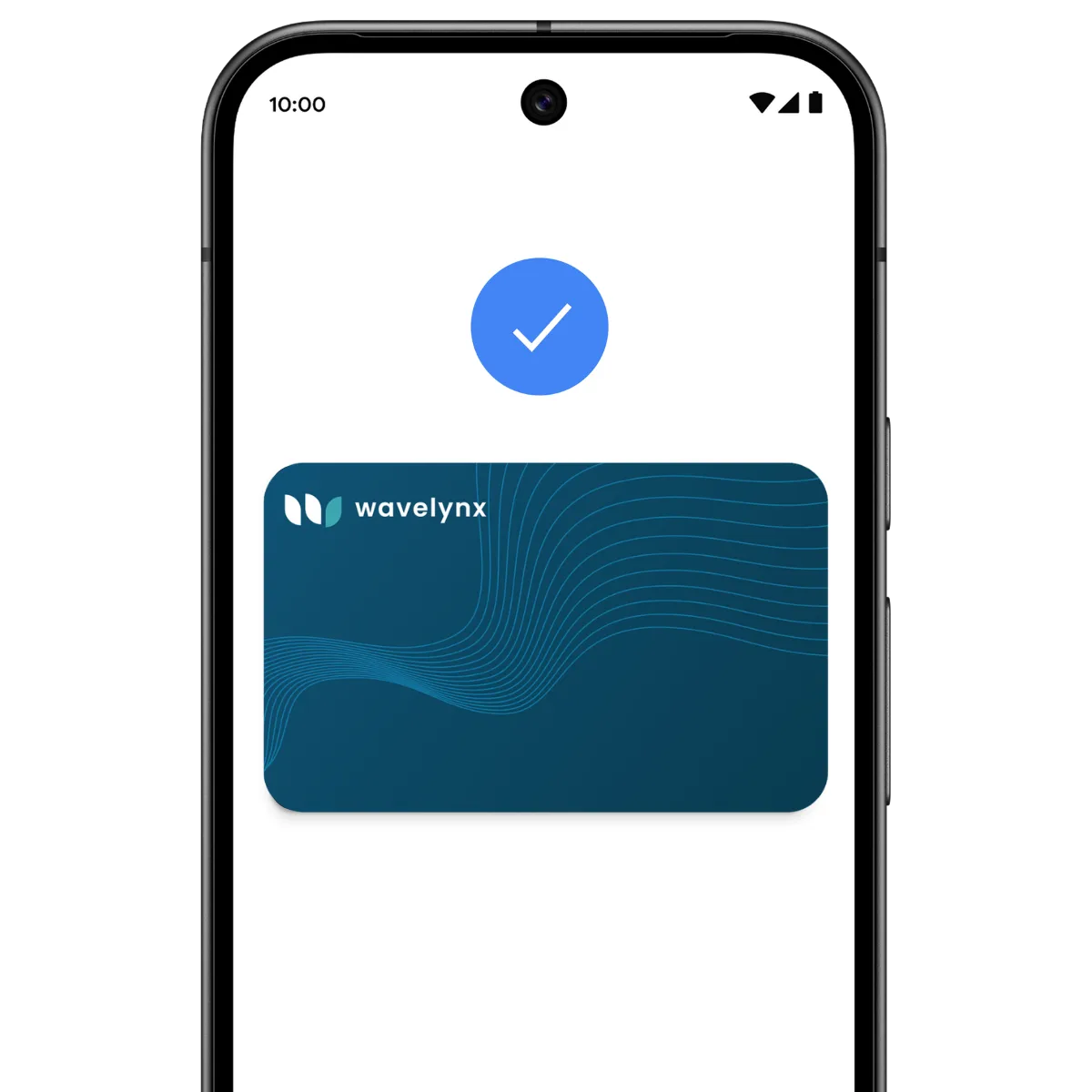 Wavelynx access credential in Google Wallet on a smartphone