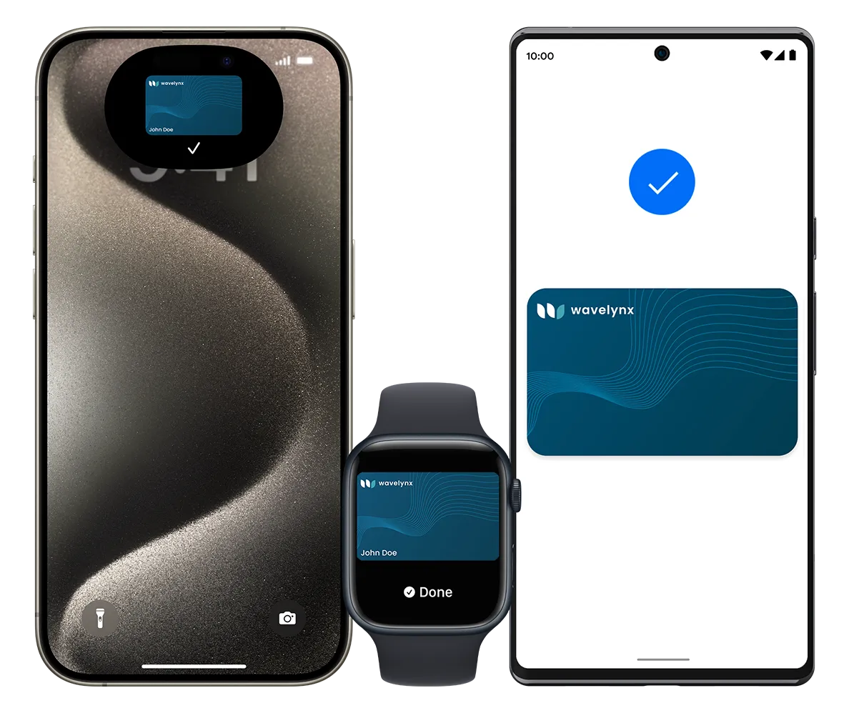 Employee badge in Apple Wallet and Google Wallet