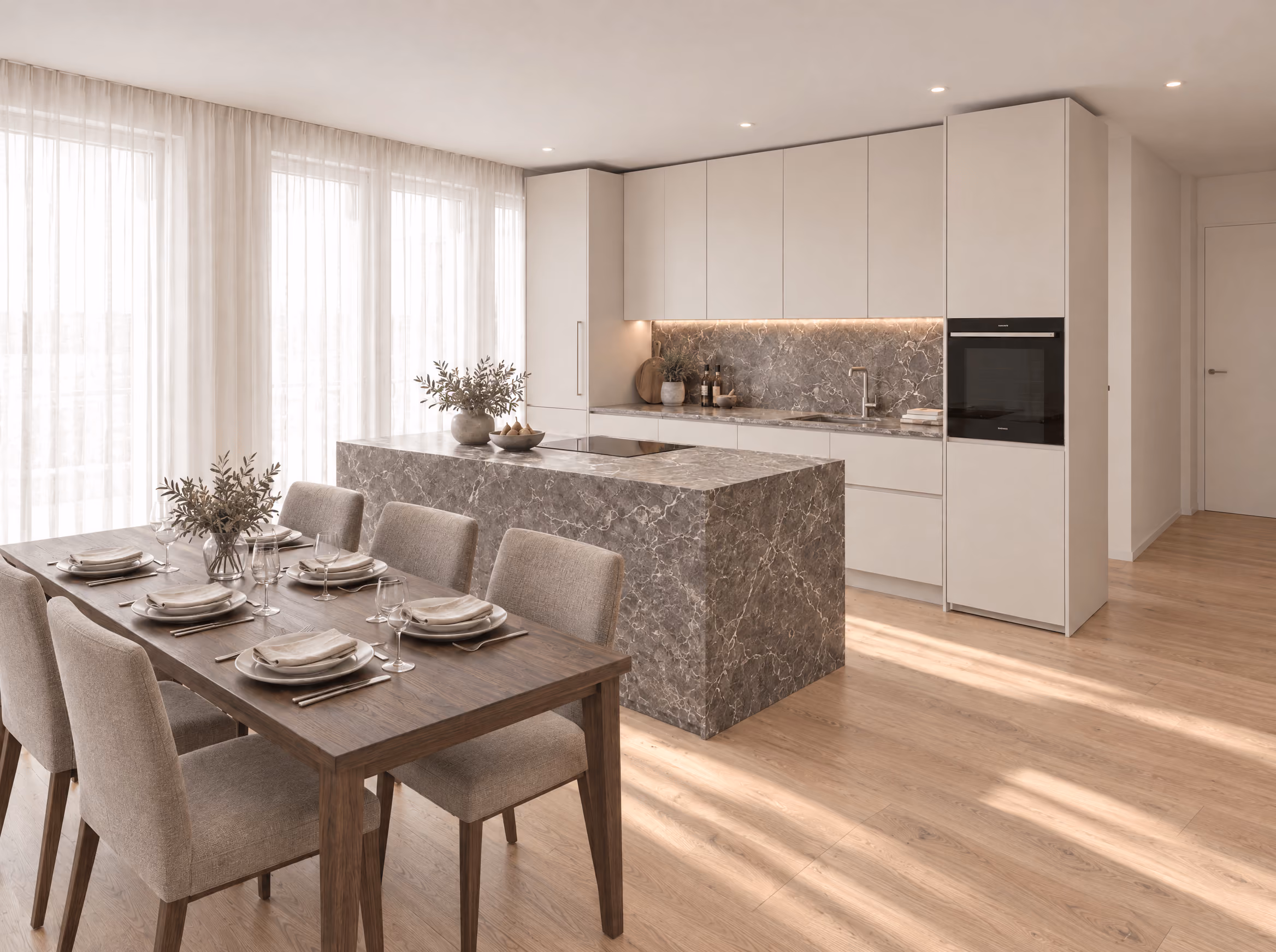 Wohnung 5 – Küche Variante 2