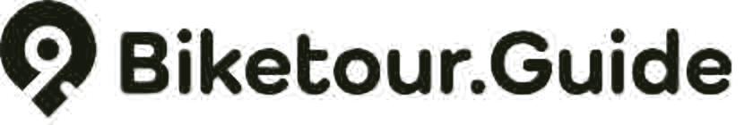 Biketour.Guide Logo, Nearblack auf hellem Hintergrund
