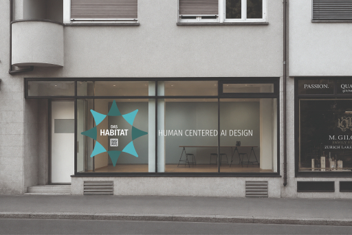 Schaufenster von Das Habitat an der Forchstrasse