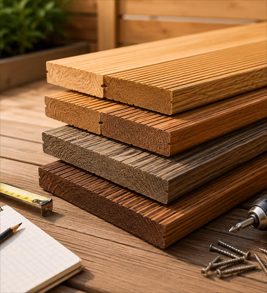 Decking board comparison