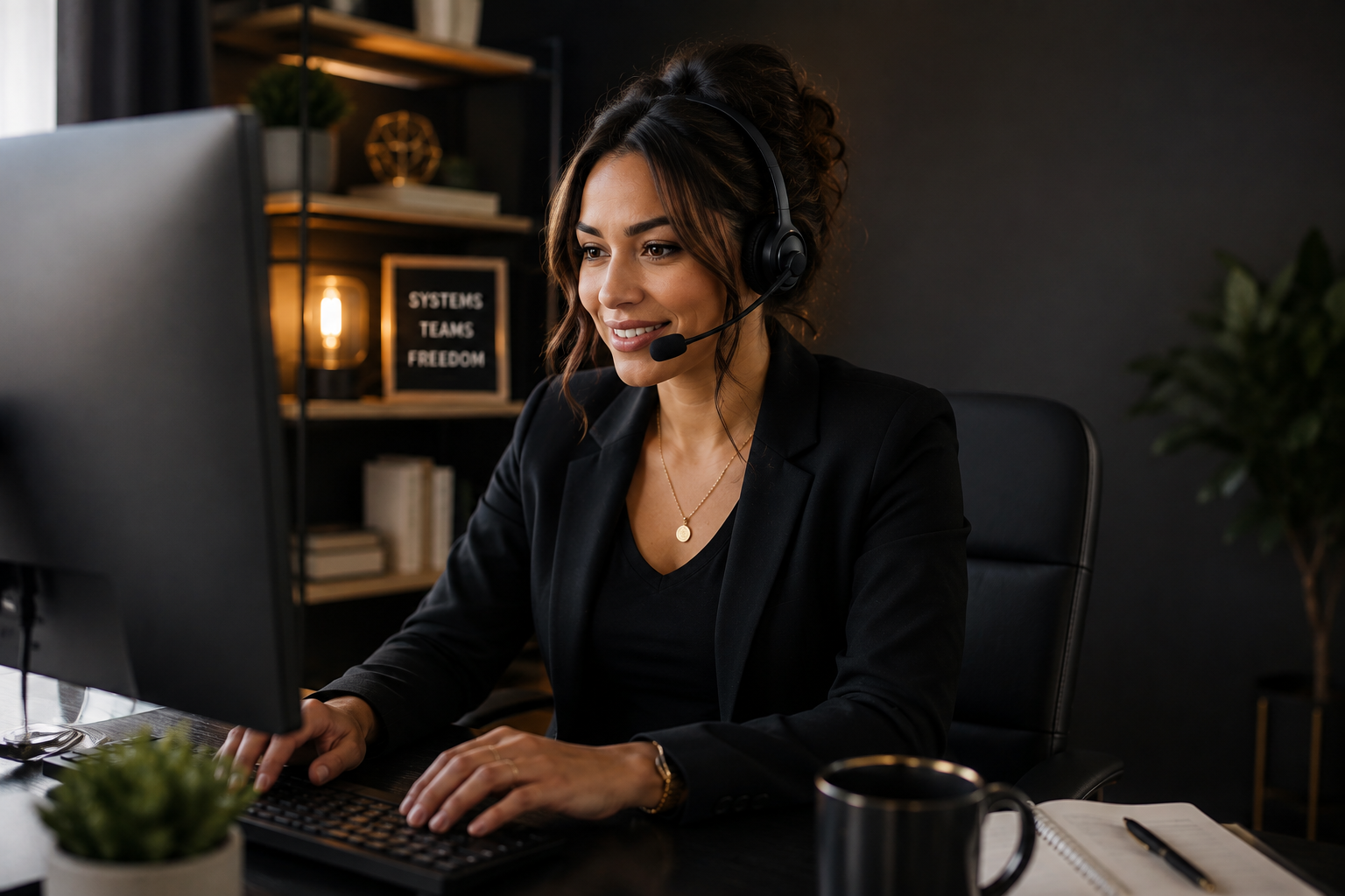 Virtual assistant at work