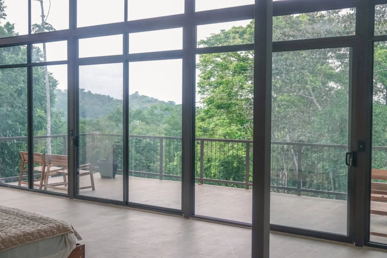 Casa Estrella's glass facade