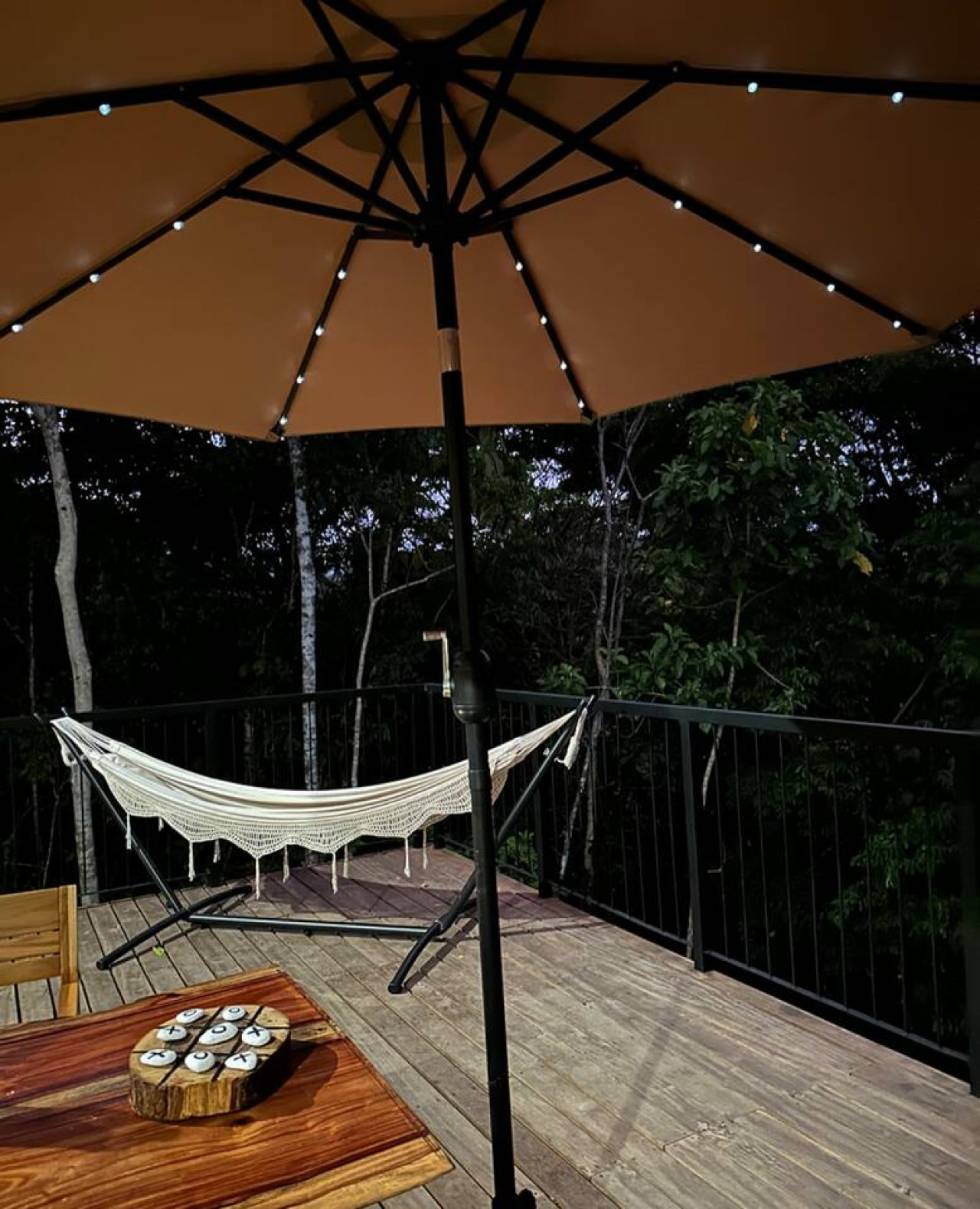 Yoga on the deck