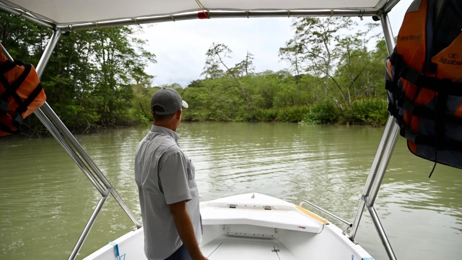 Boat tour on the Golfo Dulce