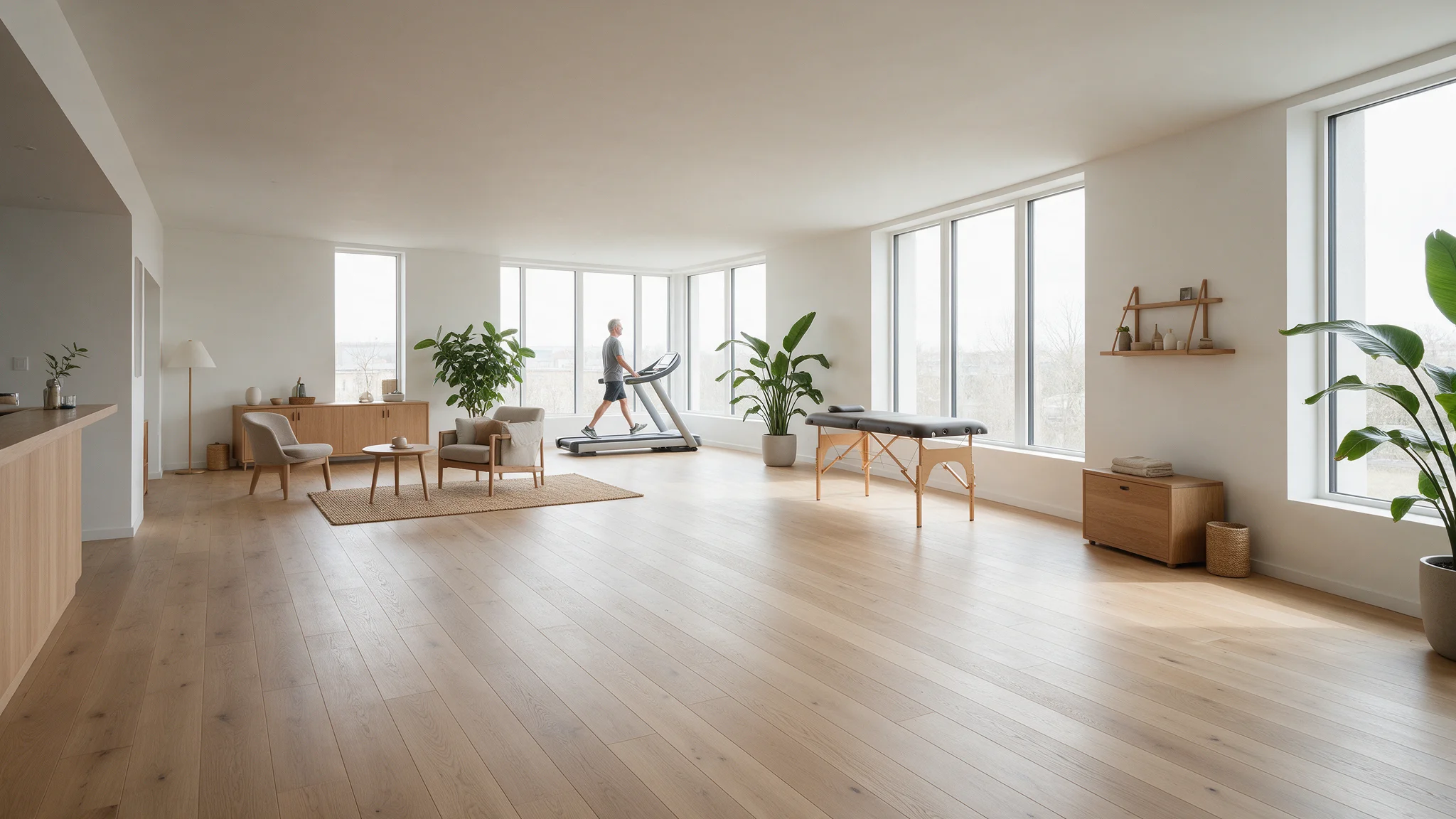 Bright, modern MaxHealth wellness clinic