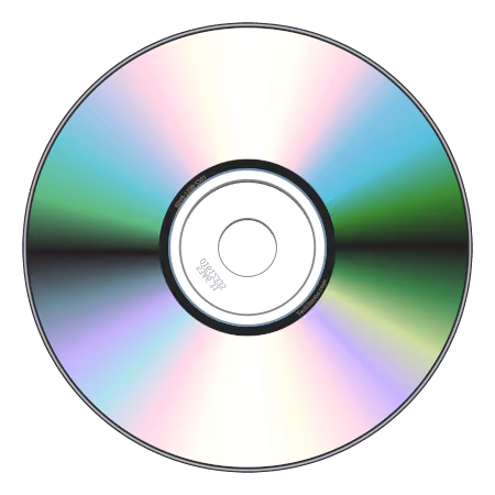 Iridescent compact disc