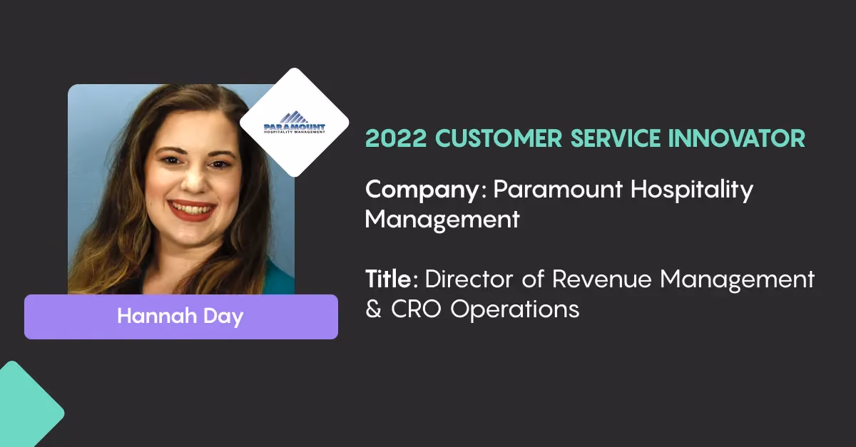 Customer Service Innovator Spotlight: Hannah Day