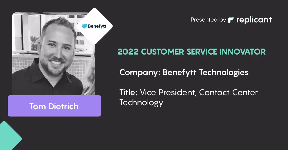 Customer Service Innovator Spotlight: Tom Dietrich
