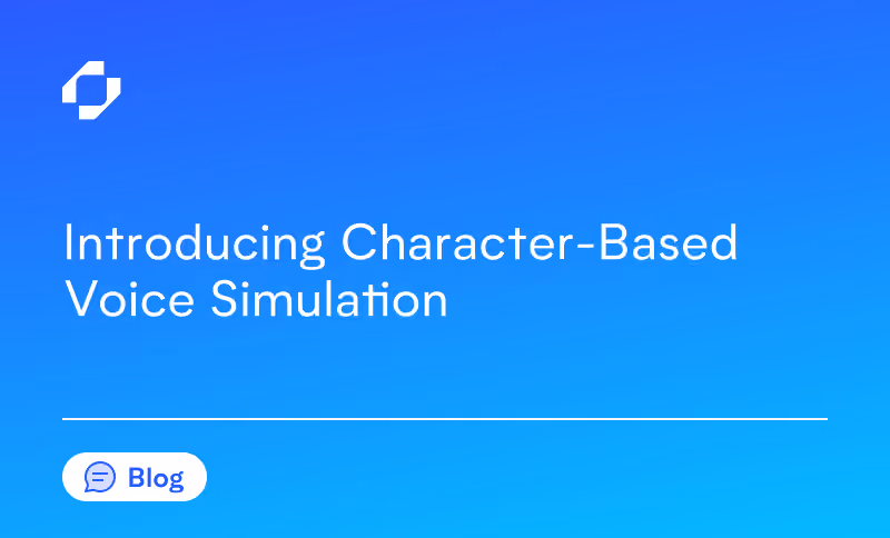 Introducing Character-Based Voice Simulation