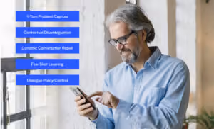 The first flow Replicant went live in production using our new LLM layer – collecting the make/model/year of cars for auto insurance – resulted in a soaring 90% resolution rate right out of the gate. 