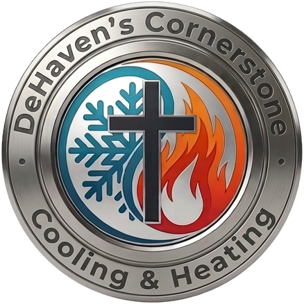 DeHaven's Cornerstone Cooling & Heating logo