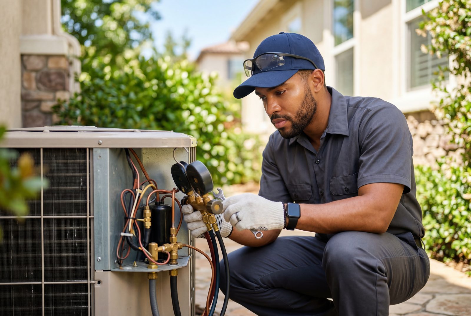 DeHaven's Cornerstone technician at work