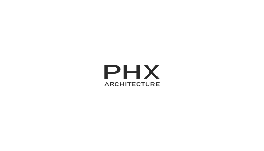 Dark background with text reading 'PHX ARCHITECTURE' in the center.