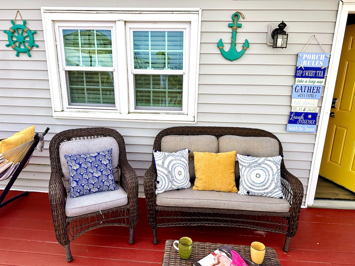 Your Private Deck Beckons with a Tranquil Hammock for Blissful Summer Evenings