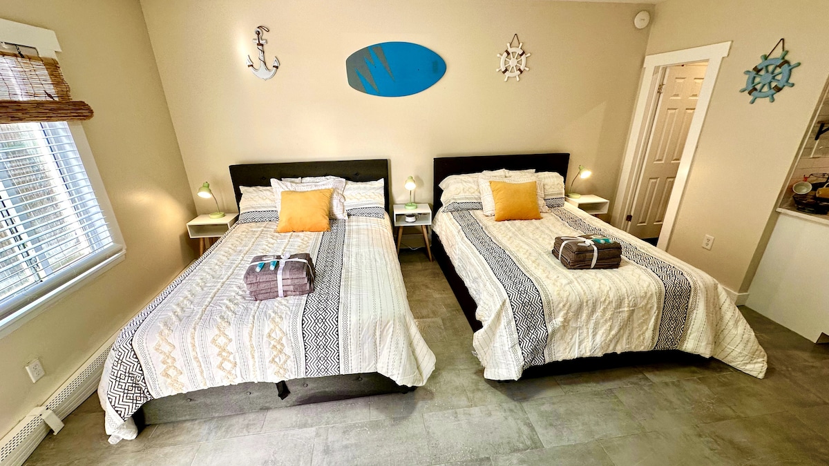 Cozy 2x Queen room steps from Wildwood's boardwalk