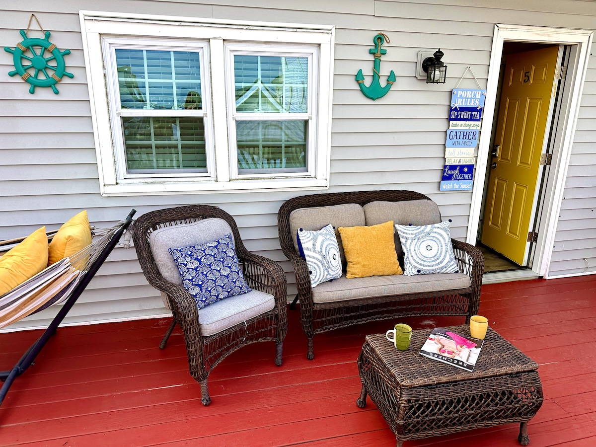 Your Private Deck Beckons with a Tranquil Hammock for Blissful Summer Evenings