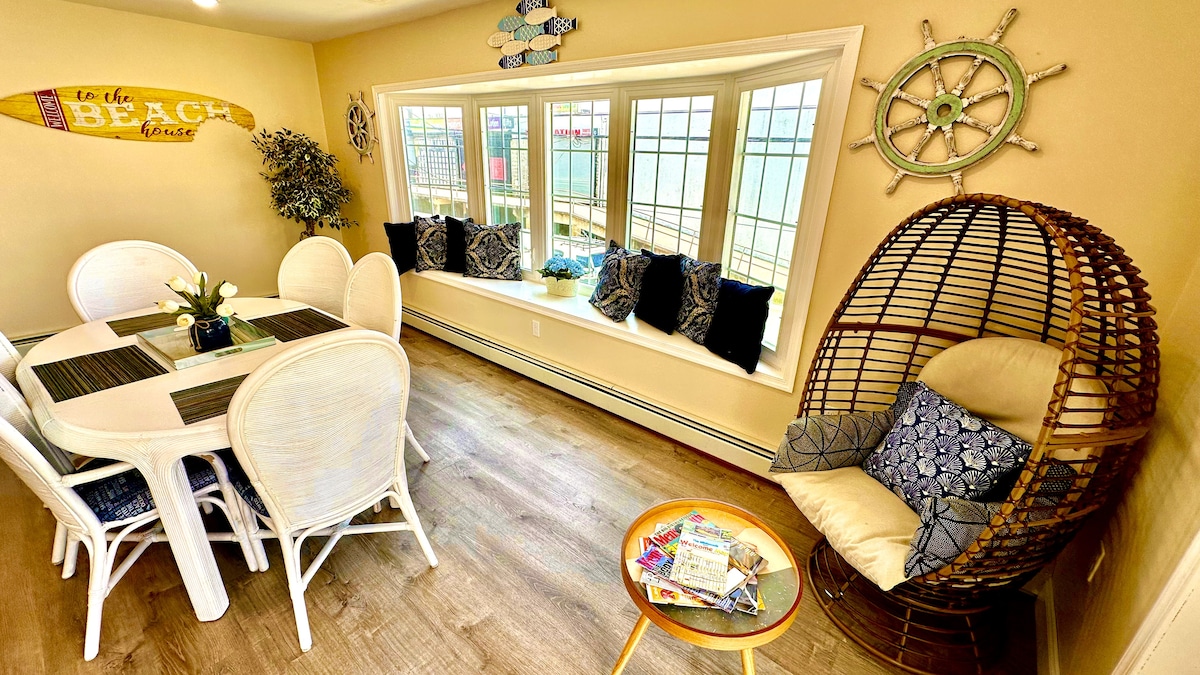 Cozy Egg Chair Nook: Perfect for Reading, Working, and Sipping Coffee with Ocean Views