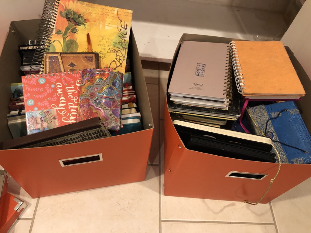 30 years of journals dating back from the age of 15.