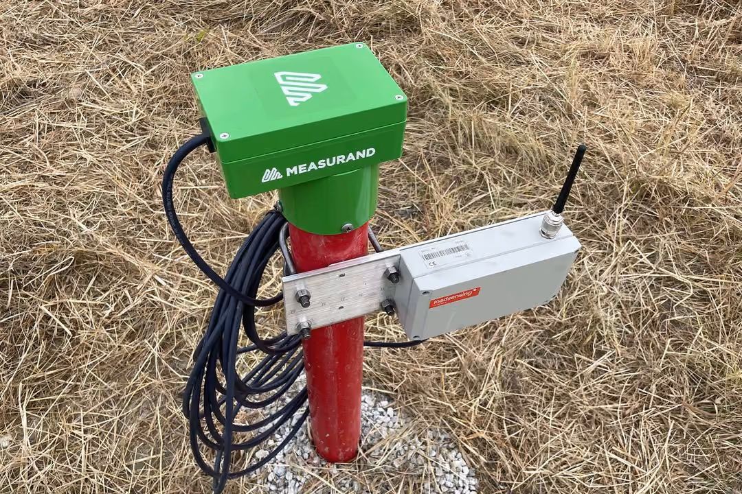Geotechnical instrumentation installed at a construction site