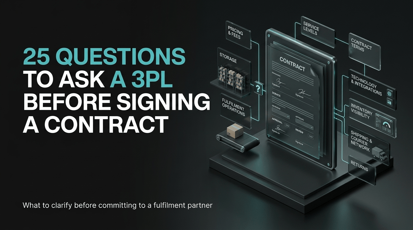 25 Questions to Ask a 3PL Before Signing a Contract