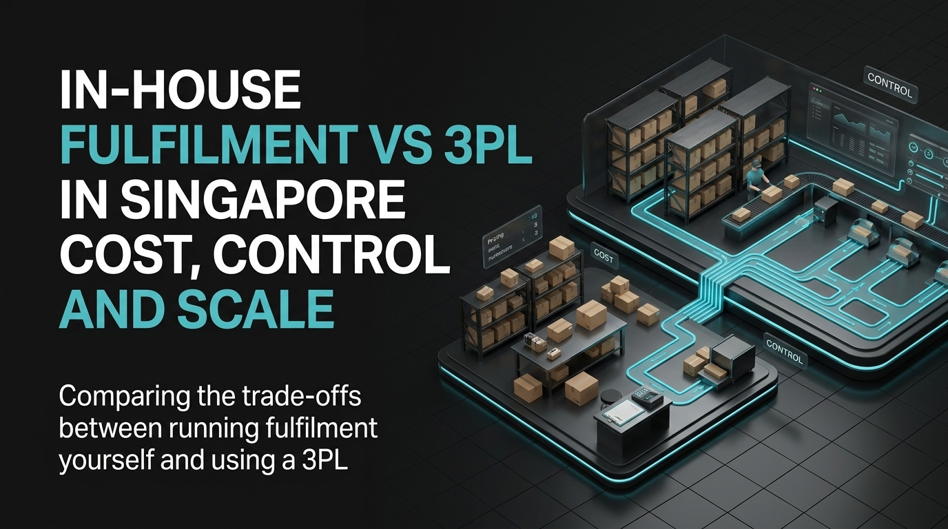 In-House Fulfilment vs 3PL in Singapore: Cost, Control and Scale