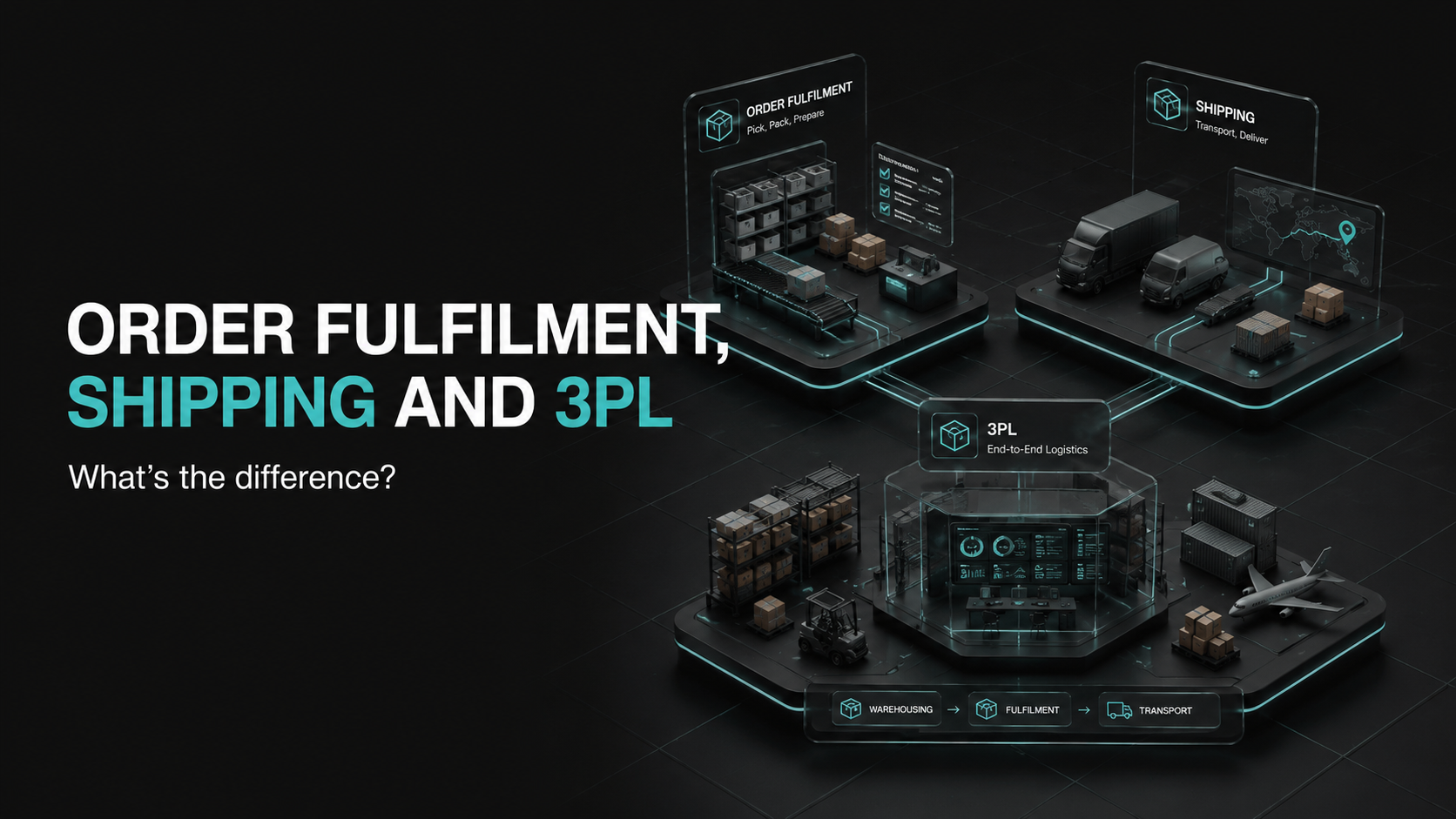 Order Fulfilment, Shipping and 3PL: What Is the Difference?