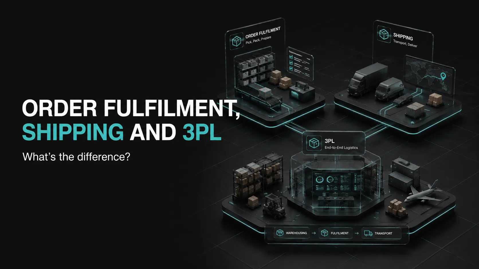 Order Fulfilment, Shipping and 3PL: What Is the Difference?