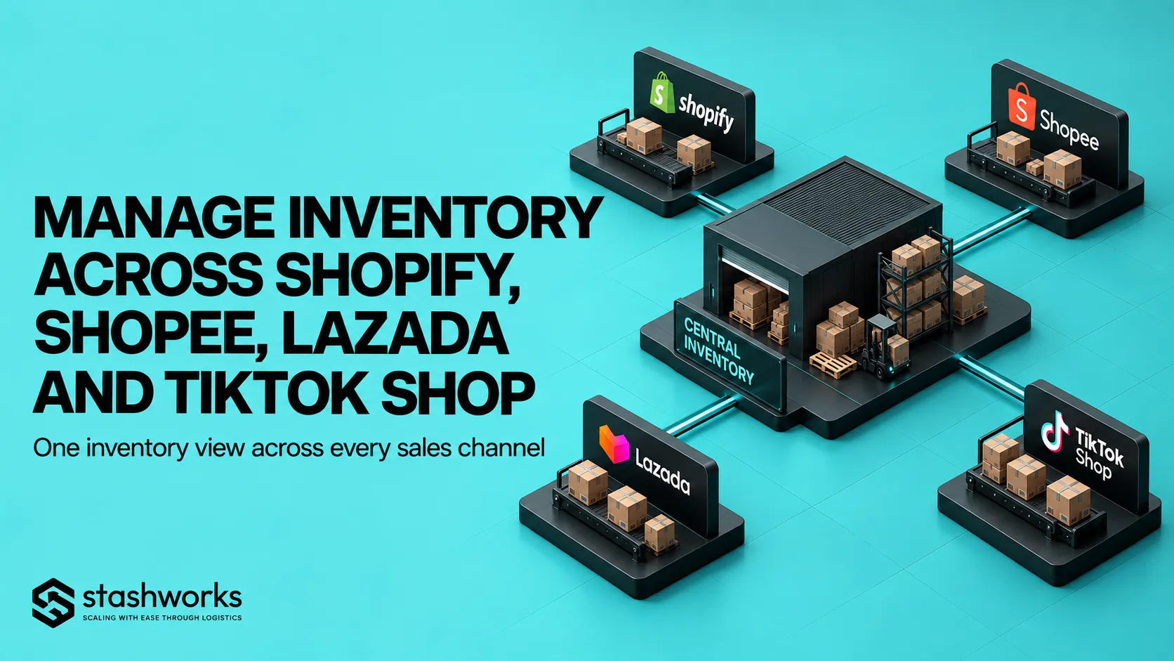 How to Manage Inventory Across Shopify, Shopee, Lazada and TikTok Shop