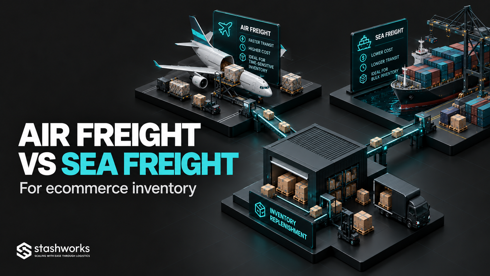 Air Freight vs Sea Freight for Ecommerce Inventory