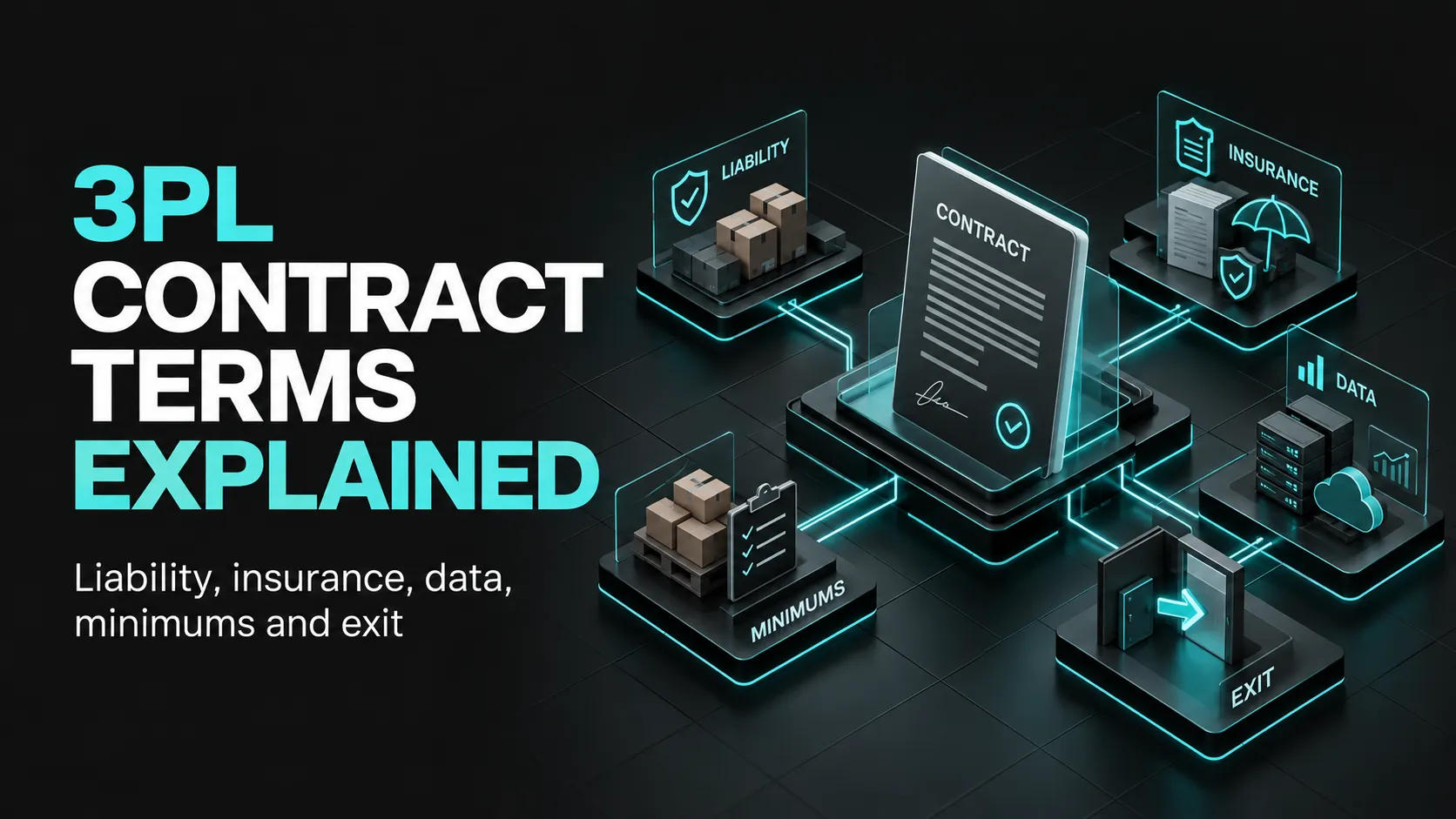 3PL Contract Terms Explained: Liability, Insurance, Data, Minimums and Exit