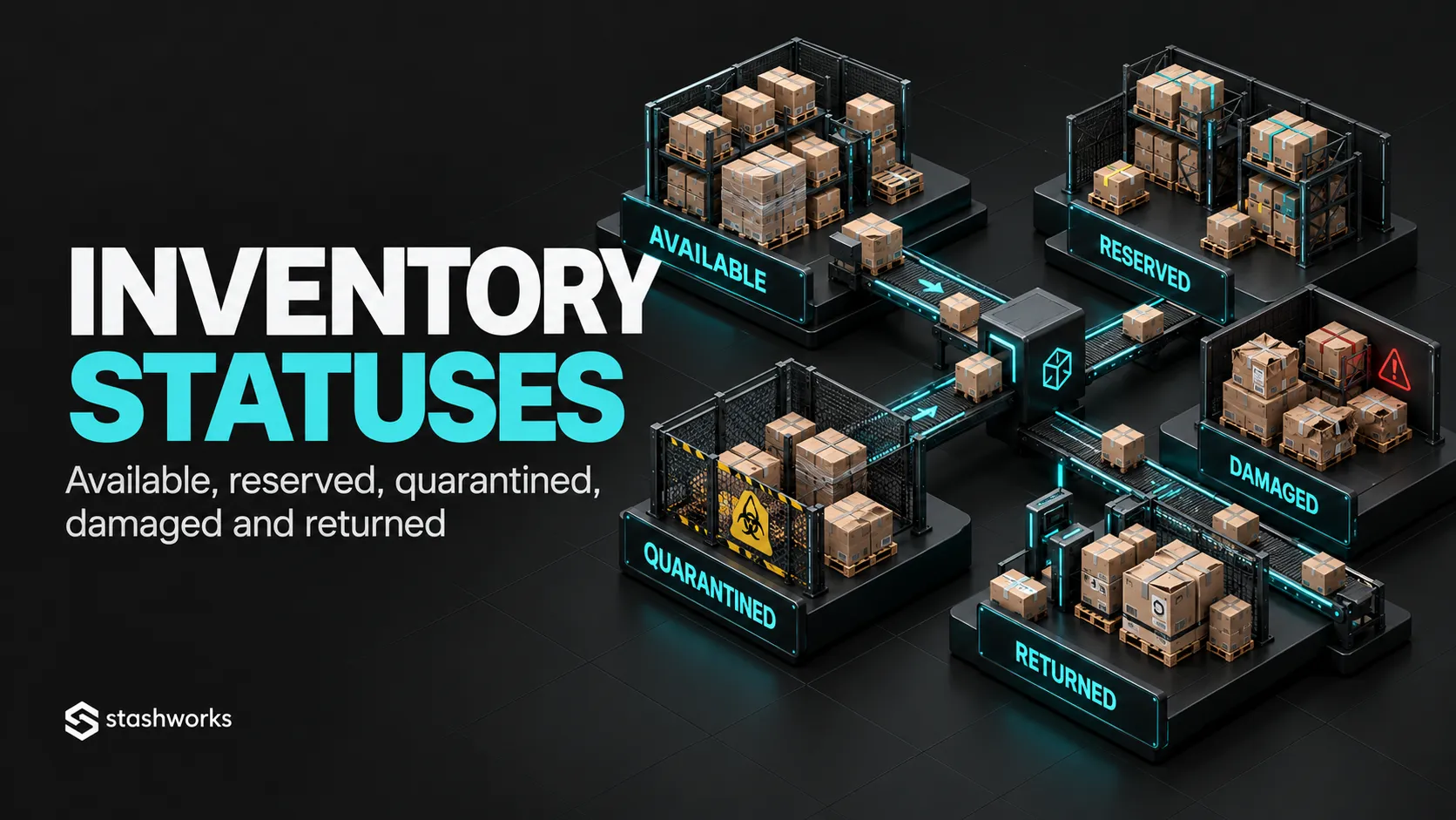 Inventory Statuses Explained: Available, Reserved, Quarantined, Damaged and Returned