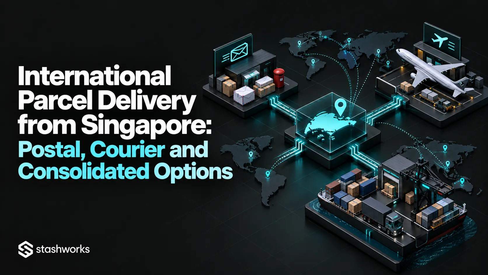 International Parcel Delivery from Singapore: Postal, Courier and Consolidated Options