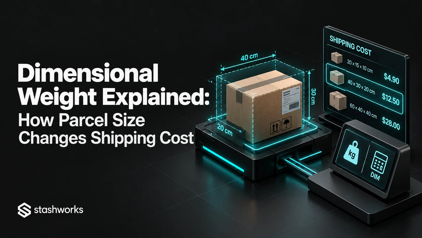 Dimensional Weight Explained: How Parcel Size Changes Shipping Cost