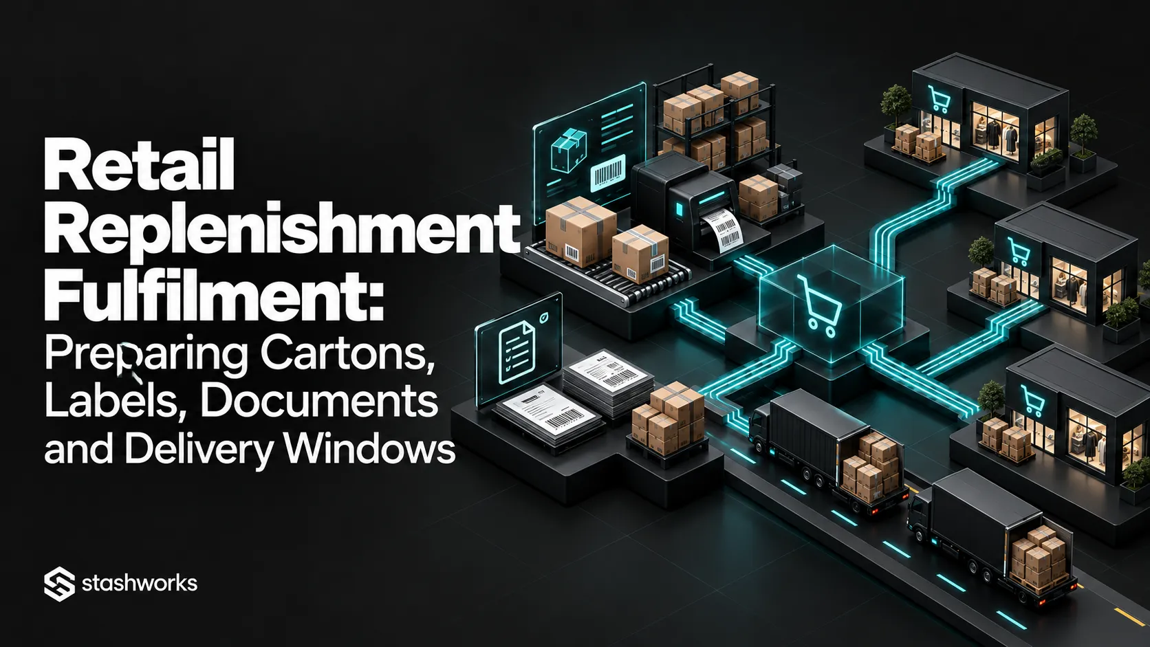 Retail Replenishment Fulfilment: Preparing Cartons, Labels, Documents and Delivery Windows