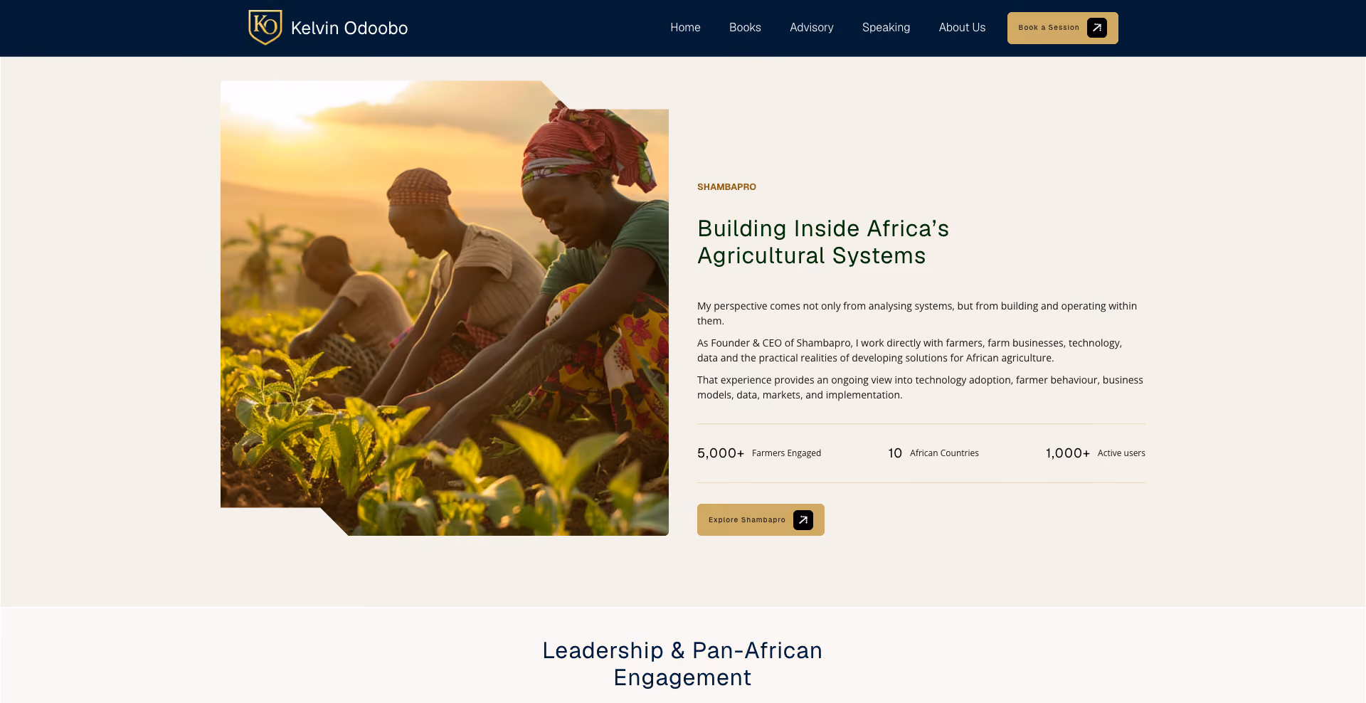 A second screenshot from the OpNest website showing more of the platform's interface
