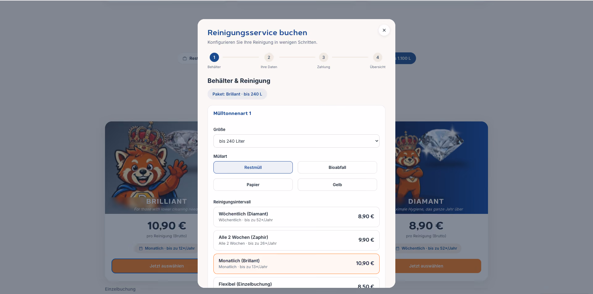 A second screenshot from the OpNest website showing more of the platform's interface