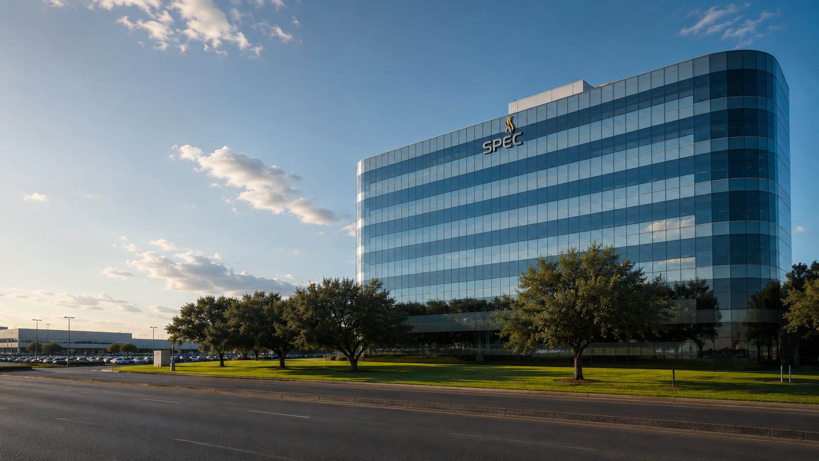 Office building carrying the SPEC Oil & Gas Technologies sign